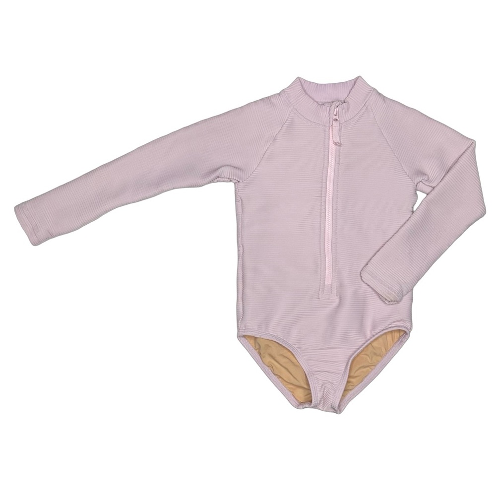 Crewcuts Ribbed Rashguard Swimsuit - Picture 1 of 5